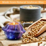Lavender Premium Fragrance, 8-Ounce can, Purple Ceramic, 100% Natural Soybeans, ... - Image 3