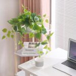 Tiita 1 Pack Fake Plants Artificial Scindapsus Aureus in Pots, Realistic Fake Gr... - Image 6