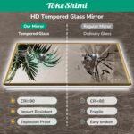 TokeShimi 55"x 30" Bathroom Mirror Backlit with Gold Frame, Dimmable Backlight L... - Image 8