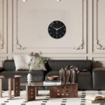 XNM Minimalist Wall Clocks for Living Room Glass Small Wall Clocks Battery Opera... - Image 3