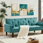 RZIGERNO 3 Pcs Green and Gold Abstract Wall Art Modern Luxury Framed Canvas Prin... - Image 7