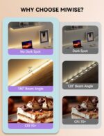MIWISE COB LED Strip,LED Strip Light 2700K Warm White 20ft Dimmable Super Bright... - Image 3