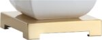 JONATHAN Y 25.5" White/Gold Ceramic Table Lamp for Living Room Bedroom, White Li... - Image 5