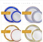 Laura Stein Designer Dinnerware Set | 64 Disposable Plastic Party Plates | Plate... - Image 9
