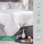 King Sheets by Pure Bamboo, Genuine 100% Organic Viscose Derived from Bamboo Bed... - Image 5