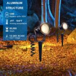 SUNVIE 24 Pack Low Voltage Landscape Lights LED 12W Landscape Lighting with conn... - Image 4