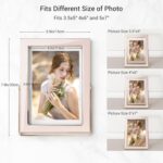 Axeman 5x7 Gold Floating Frame Pink Enamel Picture Frame with Metal Edge for 4x6... - Image 4