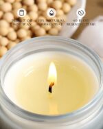 AOOVOO Scented Candles Set - 6 Pack Men Candles for Home Scented, 42 oz Soy Wax,... - Image 4