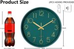 Modern Silent Wall Clock, 12 Inch Wall Clocks Battery Operated Large Number, Non... - Image 4