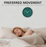 Modern Silent Wall Clock, 12 Inch Wall Clocks Battery Operated Large Number, Non... - Image 5
