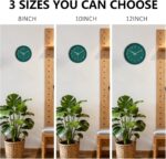 Modern Silent Wall Clock, 12 Inch Wall Clocks Battery Operated Large Number, Non... - Image 8
