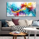 LAOTOART Modern Art Wall-Decor for Office Women - Abstract Wall Art - Large Wall... - Image 6