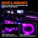 Interior Car LED Strip Lights, RGB 10-in-1 16 Million Colors Ambient Lighting Ki... - Image 3