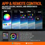 Interior Car LED Strip Lights, RGB 10-in-1 16 Million Colors Ambient Lighting Ki... - Image 4