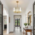 KELUOLY Modern Drum Crystal Chandeliers, 5-Light Gold Luxury Round Ceiling Hangi... - Image 8