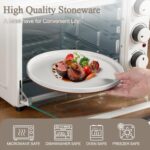 LIANYU 24 Pieces Porcelain Dinnerware Sets, Premium Plates and Bowls Set, High-F... - Image 5