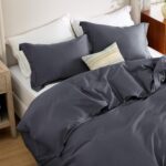 Bedsure Cooling Duvet Cover King Size - Moisture Wicking and Silky Eucalyptus Ly... - Image 3