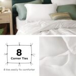 Bedsure Cooling Duvet Cover King Size - Moisture Wicking and Silky Eucalyptus Ly... - Image 7