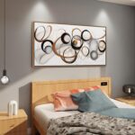 Large Framed Wall Art Living Room Wall Decor Framed Abstract Canvas Wall Art Bed... - Image 5