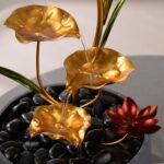 Haobos Indoor Tabletop Fountain Exquisite Meditation Desk Water Fountain Decorat... - Image 4