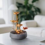 Haobos Indoor Tabletop Fountain Exquisite Meditation Desk Water Fountain Decorat... - Image 6