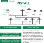 Lumina Lighting® 3W Landscape Lighting 12V Landscape Lights Low Voltage Landscap... - Image 7