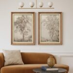 MUDECOR Premium Framed Wall Art Vintage Tree Sketch Classic Botanical Illustrati... - Image 3