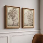 MUDECOR Premium Framed Wall Art Vintage Tree Sketch Classic Botanical Illustrati... - Image 5