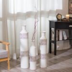 Sziqiqi Floor Vase Tall White Vases - Extra Large Metal Flower Vase Set of 3 Big... - Image 3