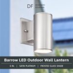 Designers Fountain Barrow LED Outdoor Light Fixture, 6 Inch Exterior Wall Lanter... - Image 3