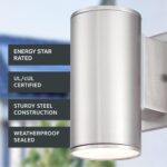 Designers Fountain Barrow LED Outdoor Light Fixture, 6 Inch Exterior Wall Lanter... - Image 4