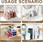 2-Pack Purse Organizer: Adjustable Closet Organizer and Storage, 10-Layer Acryli... - Image 4