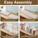 2-Pack Purse Organizer: Adjustable Closet Organizer and Storage, 10-Layer Acryli... - Image 6