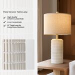 PoKat 23'' Bedside Table Lamp for Bedroom Nightstands, Birthday Gifts for Women ... - Image 4