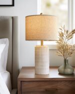 PoKat 23'' Bedside Table Lamp for Bedroom Nightstands, Birthday Gifts for Women ... - Image 6