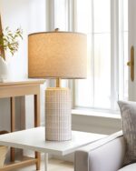 PoKat 23'' Bedside Table Lamp for Bedroom Nightstands, Birthday Gifts for Women ... - Image 7