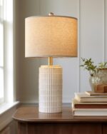 PoKat 23'' Bedside Table Lamp for Bedroom Nightstands, Birthday Gifts for Women ... - Image 8