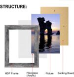 Pacome Picture Frames set with Two 11x14, Four 8x10, Four 5x7 Gallery Wall Frame... - Image 3