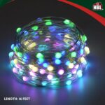 Holiday Bright Lights Big Seed String Lights 16FT, 50 RGB Color-Changing LEDs, P... - Image 4