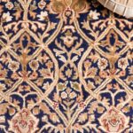 SAFAVIEH Persian Legend Collection Area Rug - 8'3" x 11', Blue & Gold, Handmade ... - Image 8