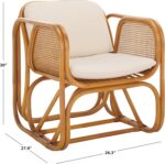 SAFAVIEH Couture Collection Brauner Tropical Coastal Natural Rattan Pole Accent ... - Image 4