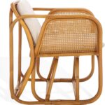 SAFAVIEH Couture Collection Brauner Tropical Coastal Natural Rattan Pole Accent ... - Image 5
