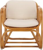 SAFAVIEH Couture Collection Brauner Tropical Coastal Natural Rattan Pole Accent ... - Image 8