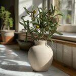 SIDUCAL Ceramic Decorative Flower Vase | 6 Inch Pottery Rustic Farmhouse Boho Va... - Image 5