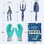 WORKPRO Aluminum Garden Tool Set, 4PCS Heavy Duty Hand Garden Tools with Box Inc... - Image 3