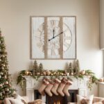 RiteSune Unique 30" Wall Clock for Living Room Decor, Oversized Farmhouse Wall C... - Image 4