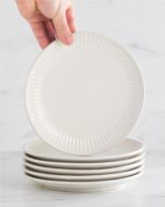 Stoneware Dinnerware Set for 4 People HYGGE 12-Piece - Elegant Scandi Design - P... - Image 5