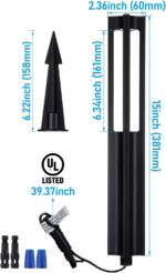 LEONLITE Low Voltage Path Lights, 3W LED Landscape Pathway Lights, Outdoor Lands... - Image 7