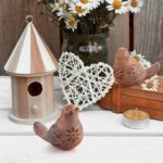 Blulu 2 Pcs Bird Figurines Home Decor Resin Bird Statue Vintage Farmhouse Decora... - Image 7