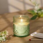 Eucalyptus & Sage Soy Scented Candles for Home- 5.3oz 35H Natural Soy Wax Aromat... - Image 8